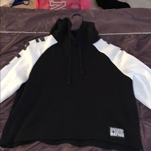 Cropped Victoria’s Secret hoodie